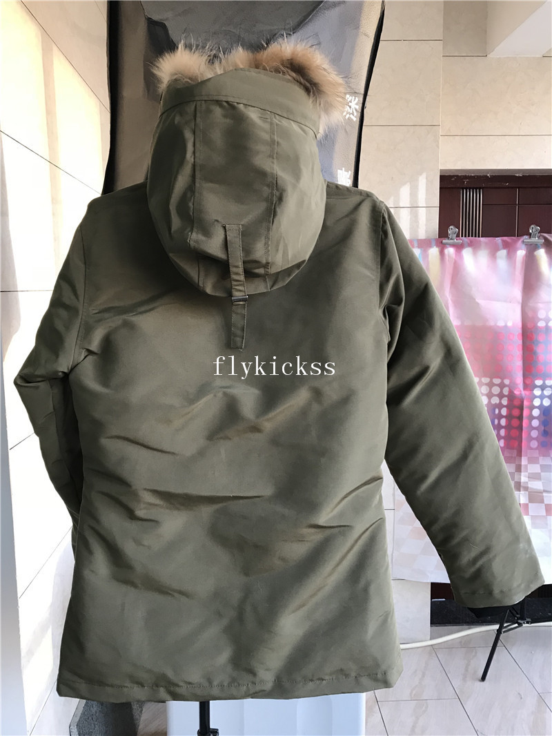 Nobis Canada Goose Dark Green Coat Girl